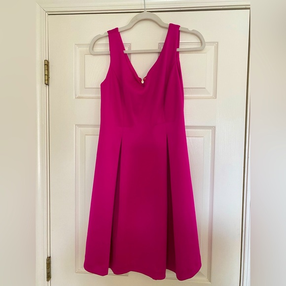 DKNY HOT PINK MINI DRESS - Picture 1 of 4